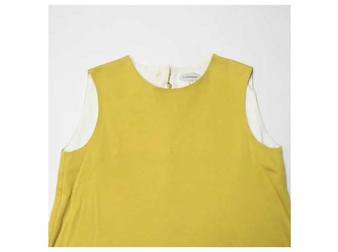 Autre Marque Vestido sin mangas J&M Davidson de algodón lyocell Amarillo - vista 5