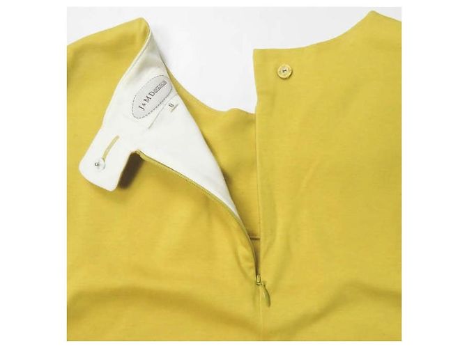 Autre Marque Vestido sin mangas J&M Davidson de algodón lyocell Amarillo - vista 6