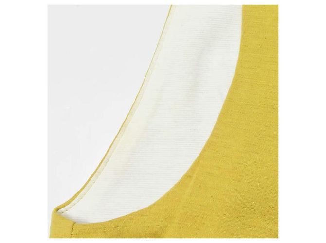 Autre Marque Vestido sin mangas J&M Davidson de algodón lyocell Amarillo - vista 7