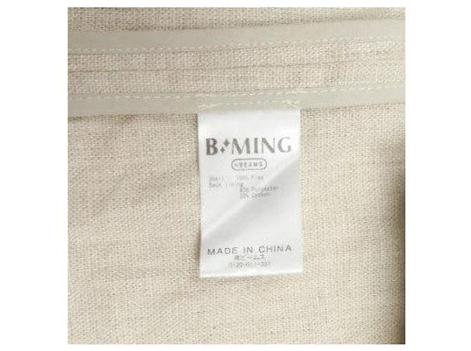 Autre Marque Abrigo doble de lino B:MING by BEAMS Beige - vista 10