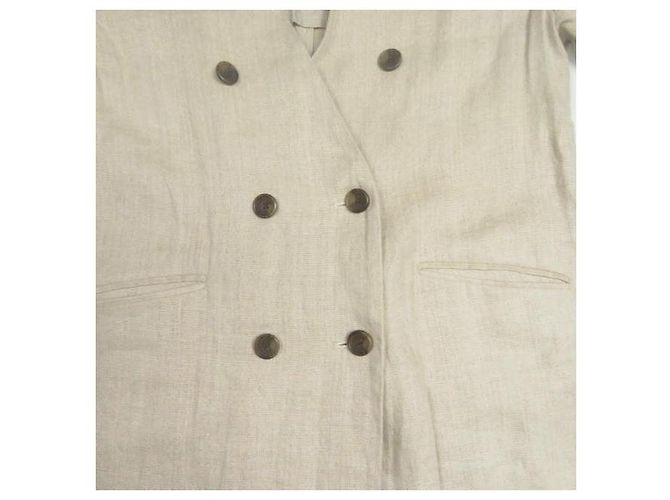 Autre Marque Abrigo doble de lino B:MING by BEAMS Beige - vista 5