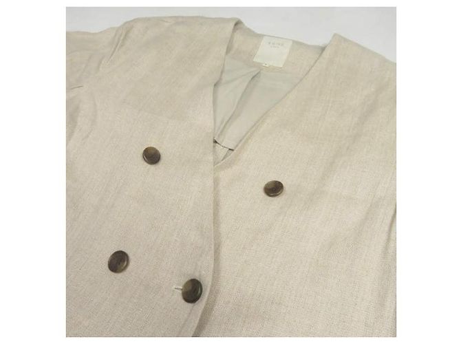 Autre Marque Abrigo doble de lino B:MING by BEAMS Beige - vista 6