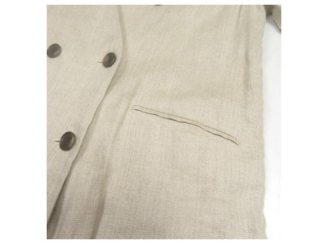 Autre Marque Abrigo doble de lino B:MING by BEAMS Beige - vista 7