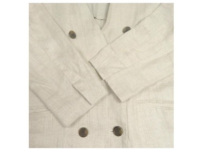 Autre Marque Abrigo doble de lino B:MING by BEAMS Beige - vista 8