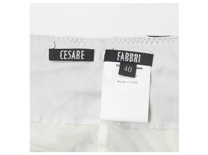 Autre Marque Vestido de rayón Cesare Fabbri Gris - vista 3