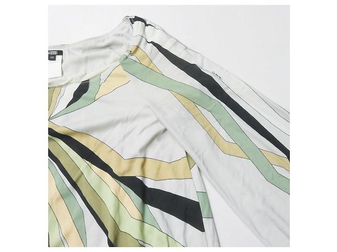 Autre Marque Vestido de rayón Cesare Fabbri Gris - vista 5