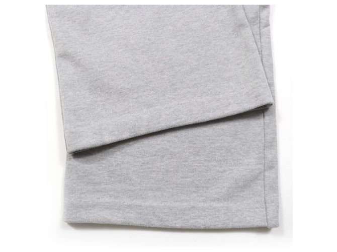 Miu Miu Pantalones de algodón polar con logo MIUMIU Gris - vista 5