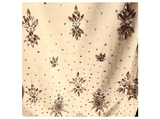 Valentino schickes Kleid Original! Neu Größe 42 IT Beige - Ansicht 18