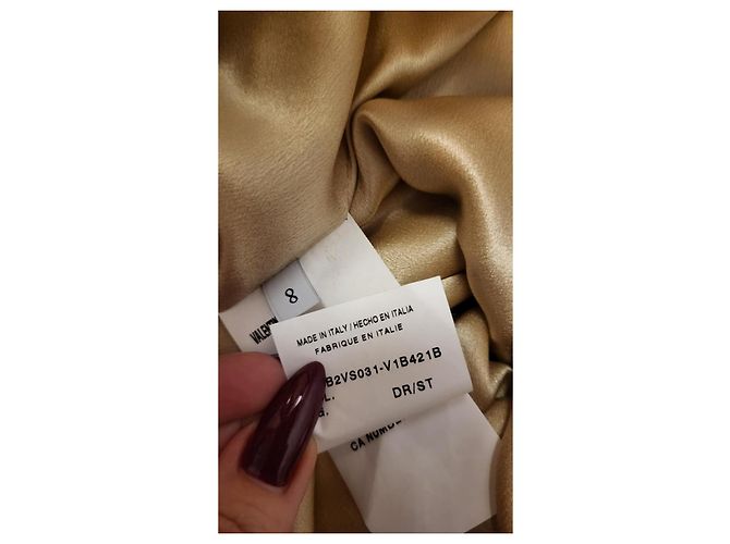 Valentino schickes Kleid Original! Neu Größe 42 IT Beige - Ansicht 20