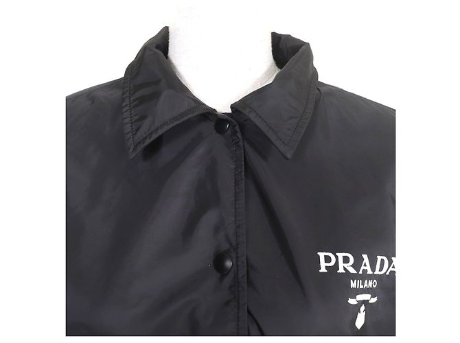 Chaqueta de poliamida reciclada Prada Negro - vista 4