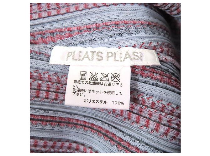 Issey Miyake Tunika Kleid PLEATS PLEASE PP21-JT566 Mehrfarben - Ansicht 5