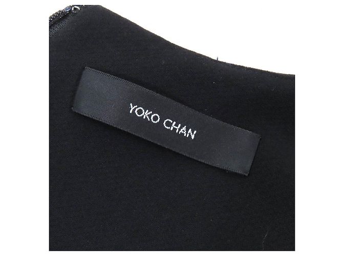 Autre Marque YOKO CHAN Einteiler aus Kunstperlen Schwarz - Ansicht 7