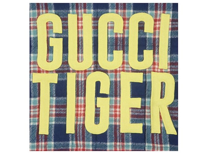 Chaqueta de Lana GUCCI TIGER de Gucci Azul - vista 6