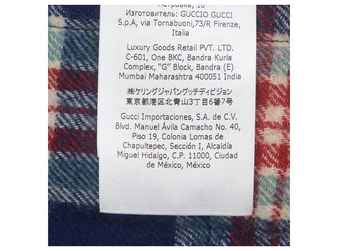 Chaqueta de Lana GUCCI TIGER de Gucci Azul - vista 9