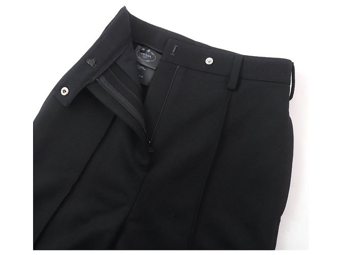 Prada Virgin wool Pants Black - view 4