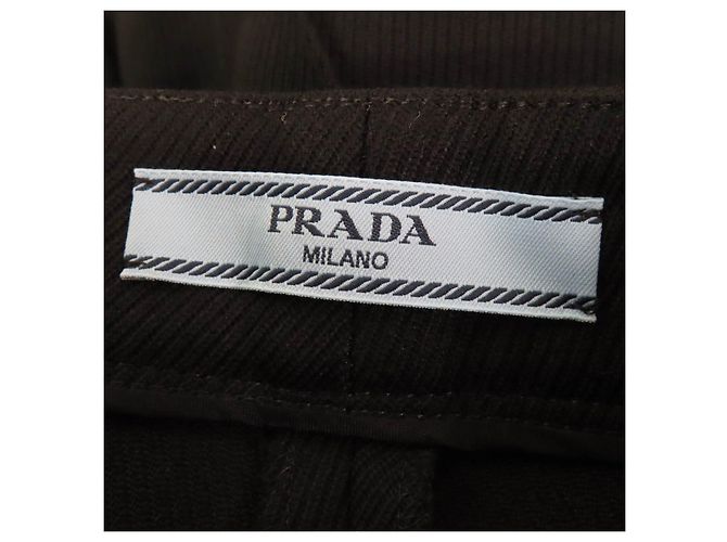 Prada Virgin wool Pants Black - view 9