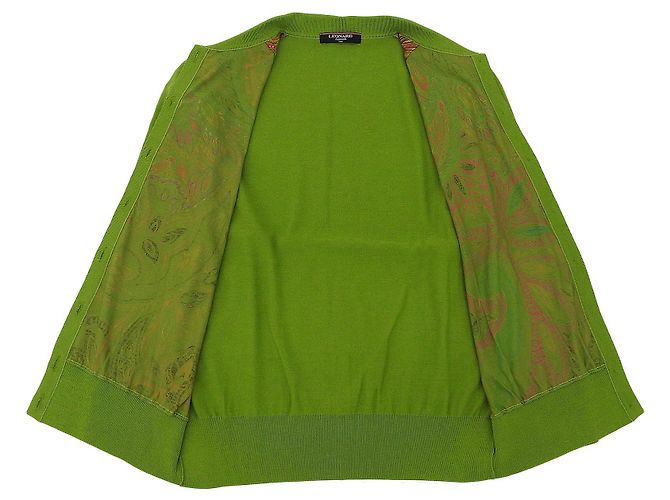 Autre Marque Cárdigan LEONARD FASHION Verde - vista 4