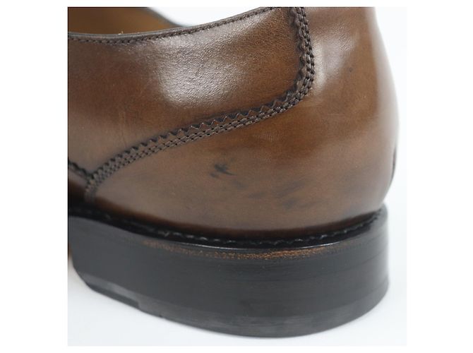 Leder Monk Strap Schuhe von Salvatore Ferragamo Braun - Ansicht 9
