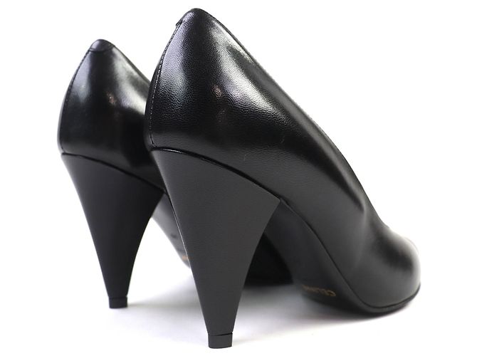 Céline Lederpumps mit Metallspitze Celine Schwarz Silber - Ansicht 7