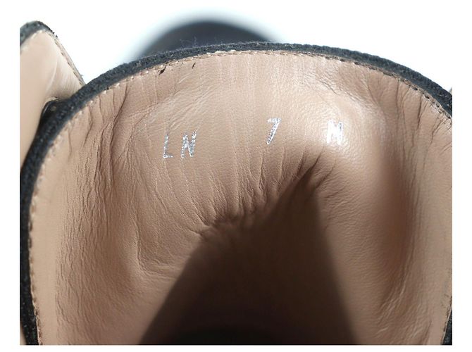 Stivali Embossed Gancini NAVAL2 di Salvatore Ferragamo Nero Blu Blu navy - vista 11