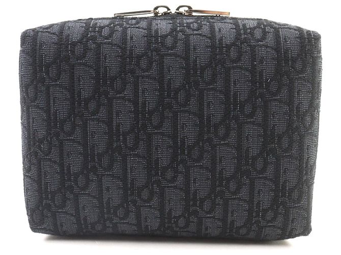 Dior Oblique Canvas Leder Tasche Schwarz - Ansicht 3