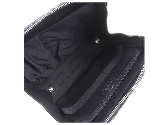 Dior Oblique Canvas Leder Tasche Schwarz - Ansicht 7