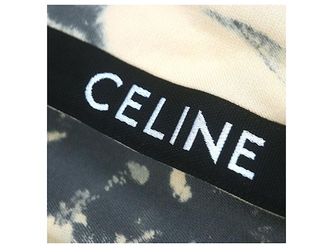Céline Moletom Celine de algodão Preto Laranja - vista 5
