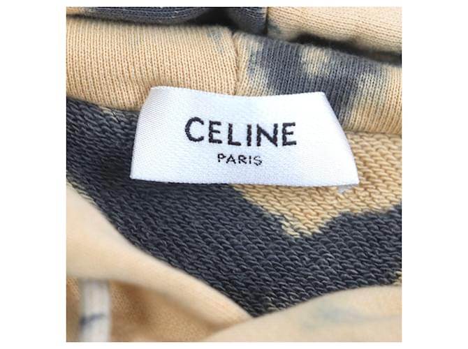 Céline Moletom Celine de algodão Preto Laranja - vista 6