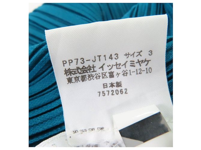 Issey Miyake Polyesterkleid mit deformiertem Design PLEATS PLEASE Blau - Ansicht 6