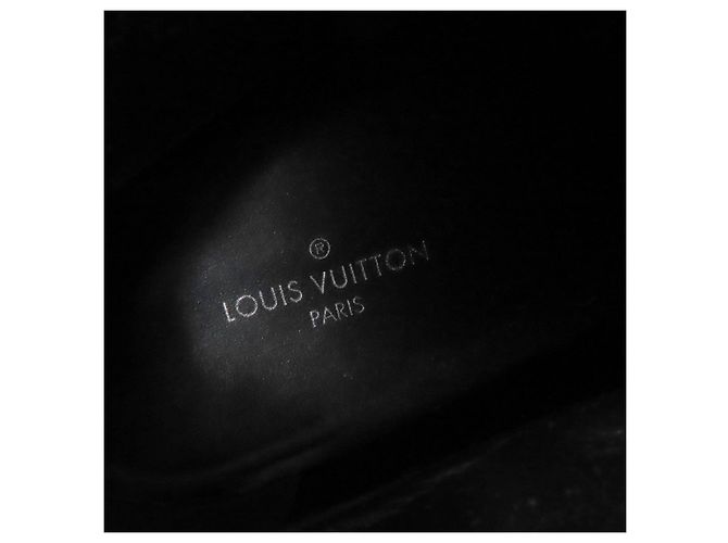Stivaletti in pelle Monogram Louis Vuitton Nero - vista 12