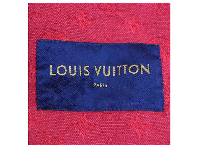 Chaqueta de mezclilla Monogram Louis Vuitton Roja - vista 10