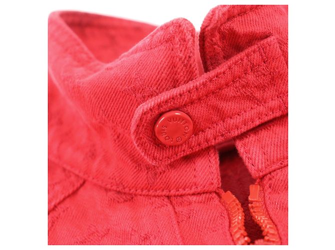 Chaqueta de mezclilla Monogram Louis Vuitton Roja - vista 7