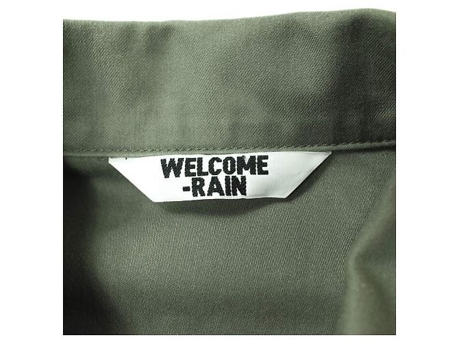 Autre Marque Chaqueta de algodón WELCOME RAIN Gris Caqui - vista 3
