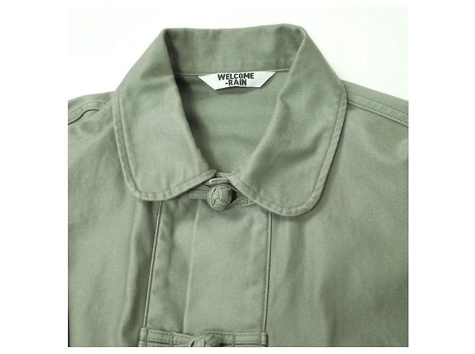 Autre Marque Chaqueta de algodón WELCOME RAIN Gris Caqui - vista 4