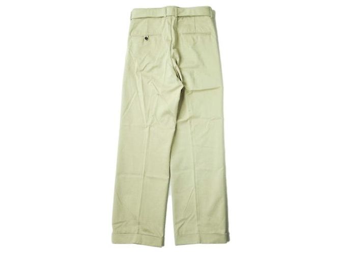 Autre Marque GÜRTELHOSE UNUSED Baumwollhosen Beige - Ansicht 2