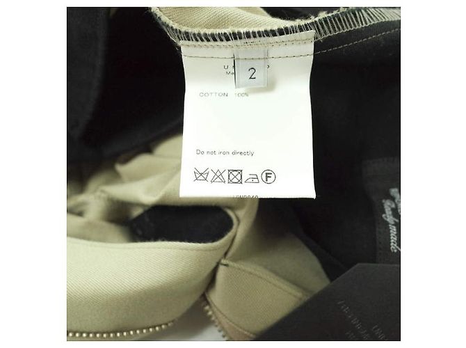 Autre Marque GÜRTELHOSE UNUSED Baumwollhosen Beige - Ansicht 9