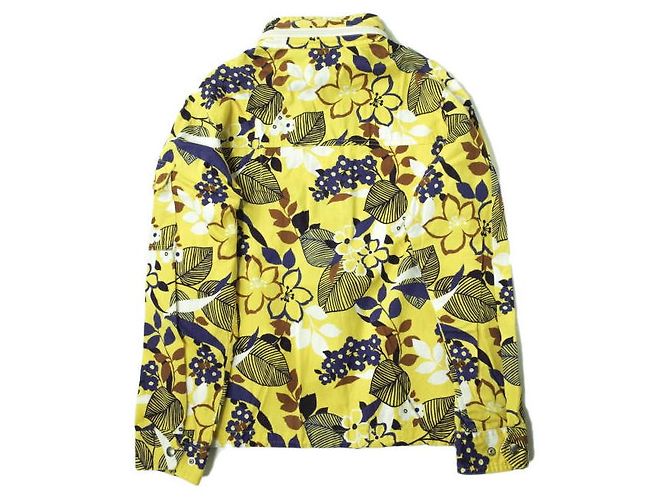 Autre Marque Giacca in cotone Battenwear Giallo - vista 2