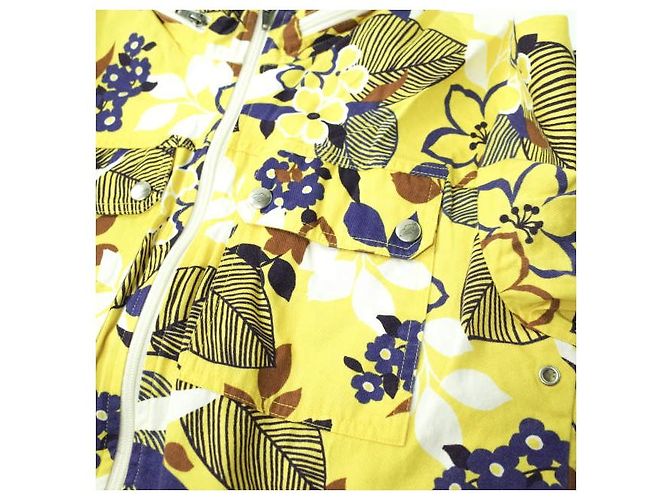 Autre Marque Giacca in cotone Battenwear Giallo - vista 5