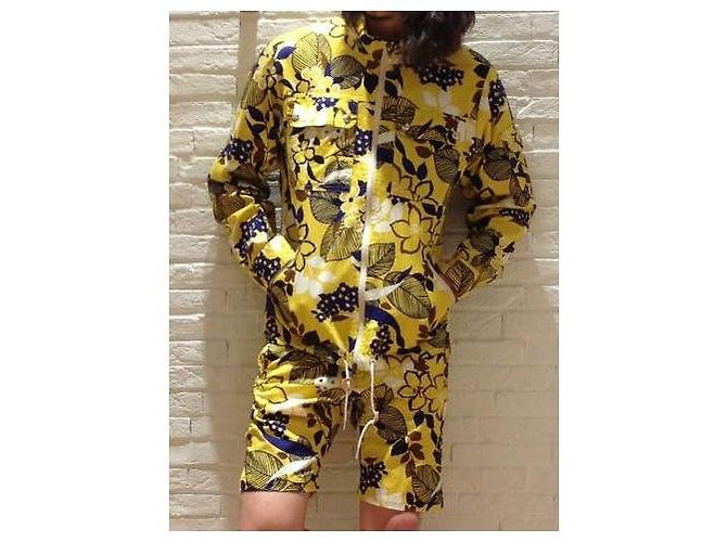 Autre Marque Giacca in cotone Battenwear Giallo - vista 9