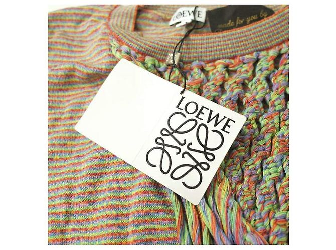 Loewe Paula Net Sweater Baumwollstrickpullover Limited Mehrfarben - Ansicht 3