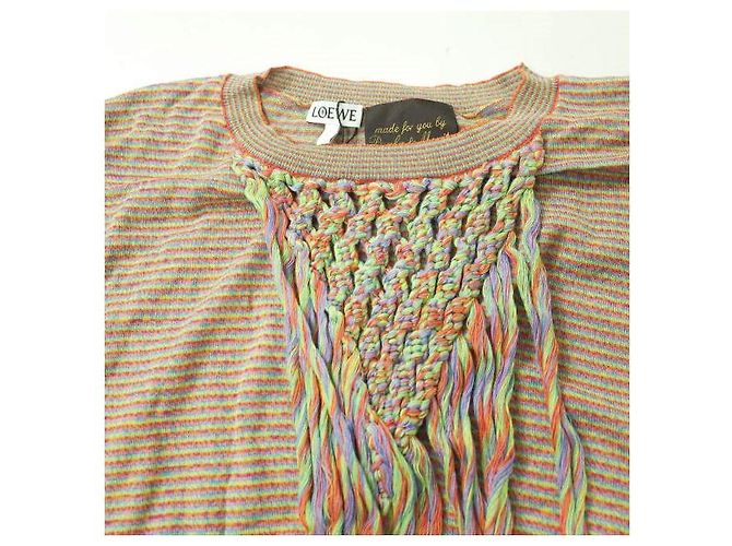 Loewe Paula Net Sweater Baumwollstrickpullover Limited Mehrfarben - Ansicht 4