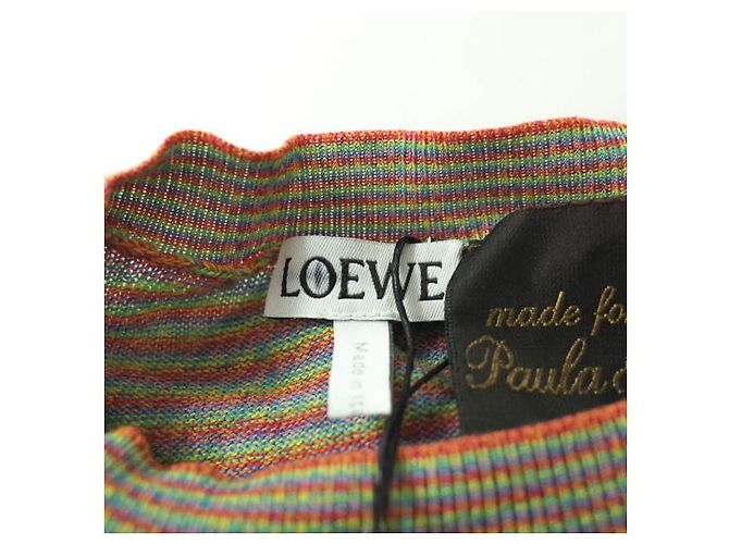 Loewe Paula Net Sweater Baumwollstrickpullover Limited Mehrfarben - Ansicht 8