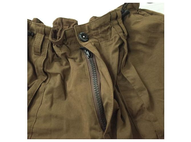Autre Marque Pantalón cargo BAL RIPSTOP ZIP HEM CREW 3 4 Castaño Chocolate - vista 3