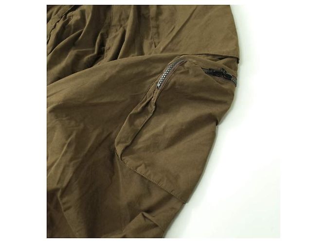 Autre Marque Pantalón cargo BAL RIPSTOP ZIP HEM CREW 3 4 Castaño Chocolate - vista 5