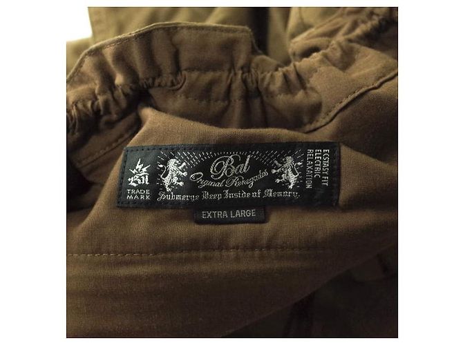 Autre Marque Pantalón cargo BAL RIPSTOP ZIP HEM CREW 3 4 Castaño Chocolate - vista 8