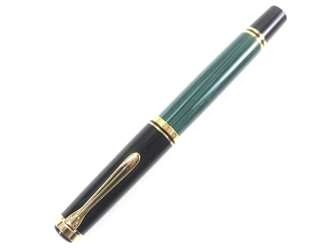 Autre Marque Pluma Pelikan Sovereign 14K Verde - vista 2