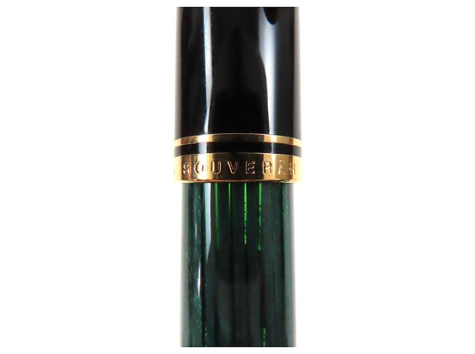 Autre Marque Pluma Pelikan Sovereign 14K Verde - vista 8