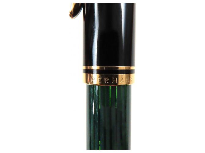 Autre Marque Pluma Pelikan Sovereign 14K Verde - vista 9
