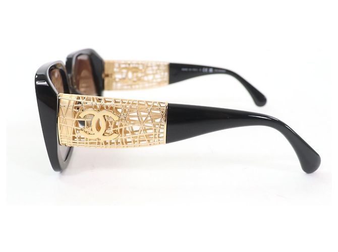 Timeless Gafas de sol cuadradas COCO Mark de Chanel Negro - vista 3