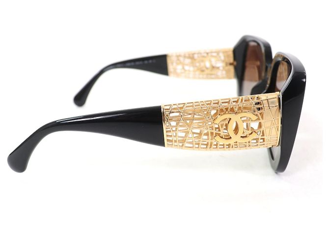 Timeless Gafas de sol cuadradas COCO Mark de Chanel Negro - vista 5
